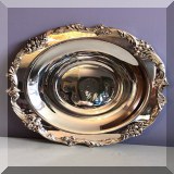 S90. Reed and Barton King Francis plate 12” - $24 